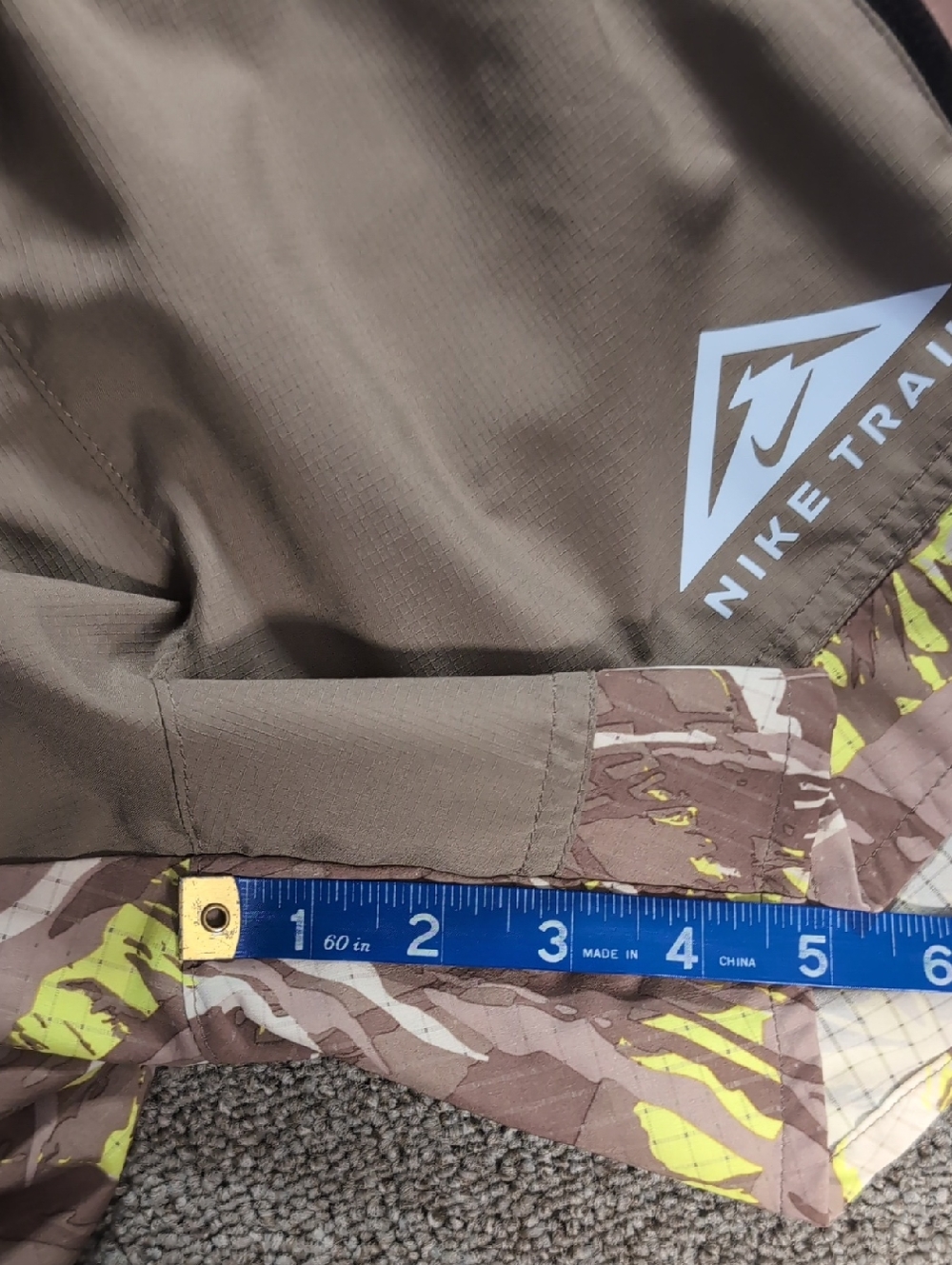 Nike Trail Dri-FIT Flex Stride 5" Brief-Lined Shorts Camo Trail Running Size S - Picture 11 of 13